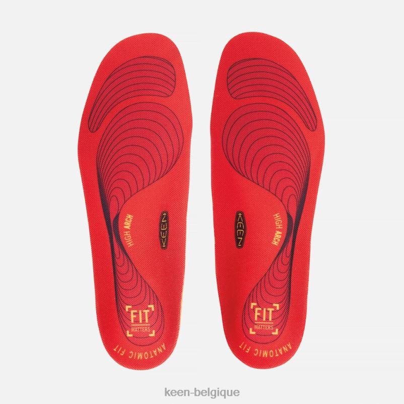 DLLD6416 Keen semelle intérieure à voûte haute Utility K-30 rouge Hommes