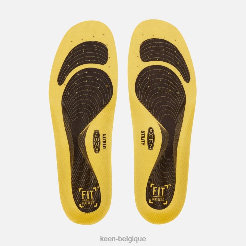 DLLD6422 Keen semelle intérieure de remplacement utilitaire K-10 jaune Hommes