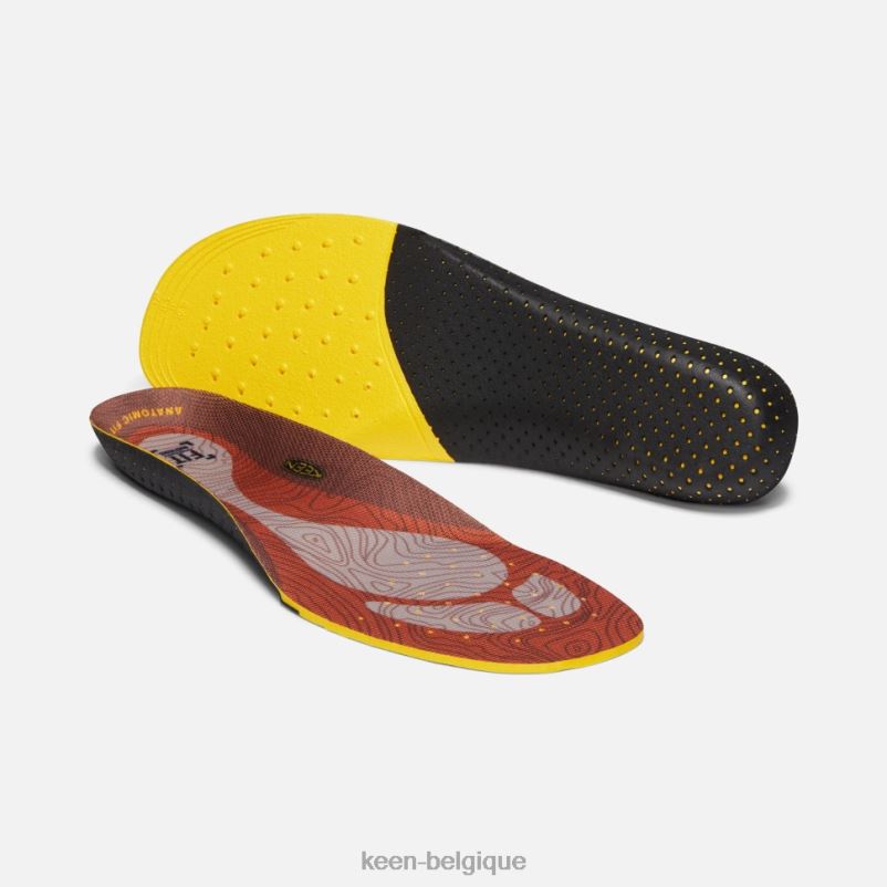 DLLD6426 Keen semelle intérieure de remplacement extérieure k-10 orange brûlée Hommes