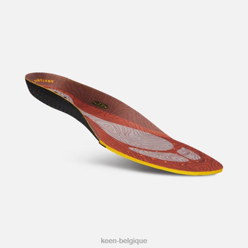 DLLD6426 Keen semelle intérieure de remplacement extérieure k-10 orange brûlée Hommes