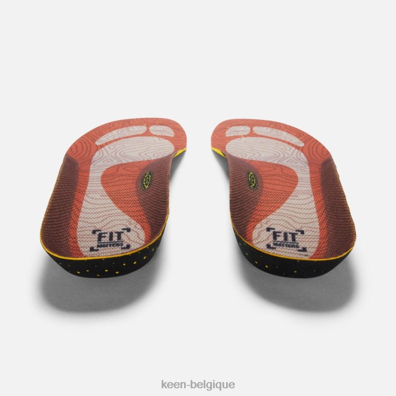 DLLD6426 Keen semelle intérieure de remplacement extérieure k-10 orange brûlée Hommes