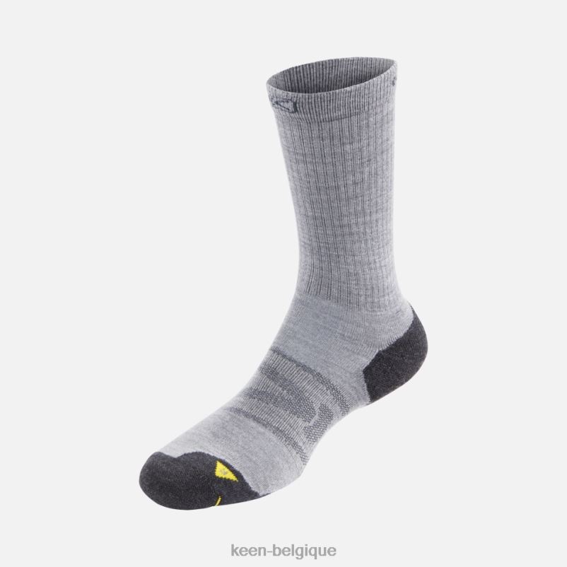 DLLD6428 Keen équipage léger du nord du pays gris Hommes