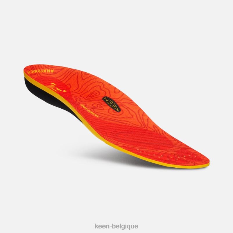 DLLD6442 Keen semelle intérieure extérieure K-30 à voûte haute rouge Hommes