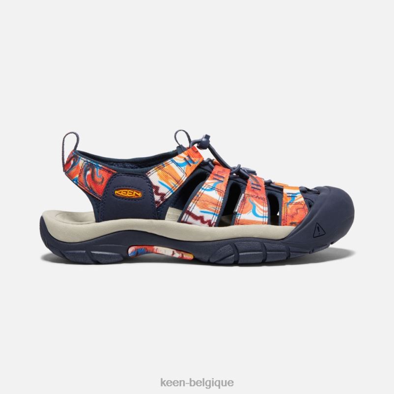 DLLD6405 Keen newport x extérieur afro orange-marine groovy Hommes