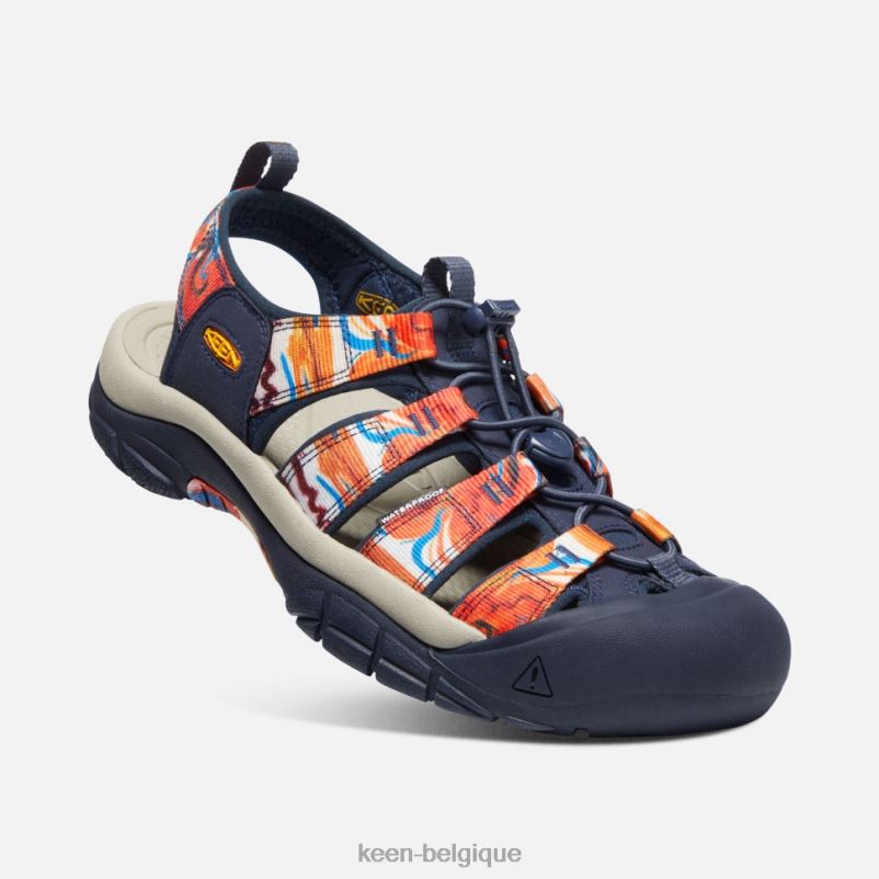 DLLD6405 Keen newport x extérieur afro orange-marine groovy Hommes