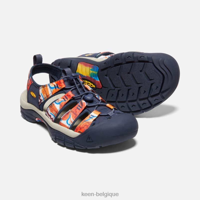 DLLD6405 Keen newport x extérieur afro orange-marine groovy Hommes