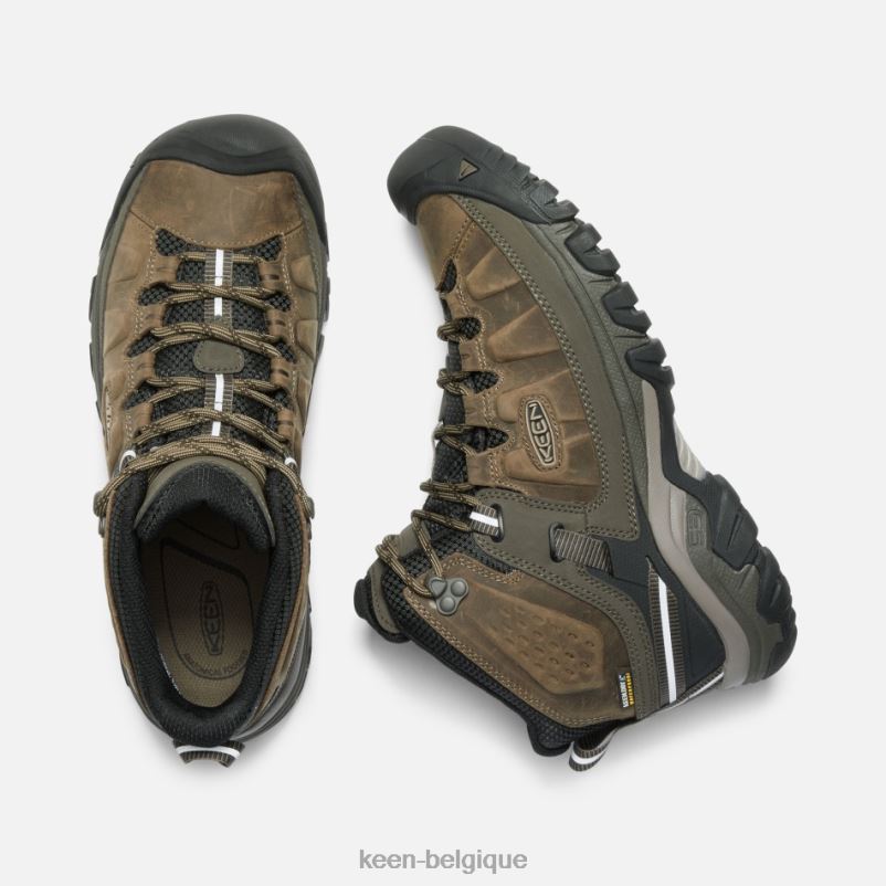 DLLD6263 Keen bottes de randonnée imperméables targhee iii sandow-noir Hommes