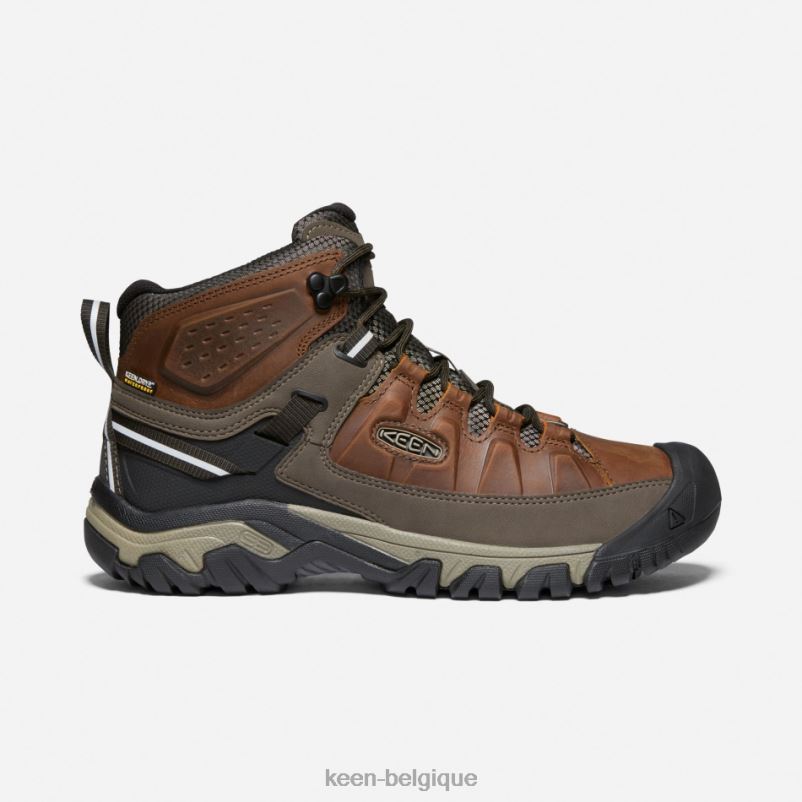 DLLD6264 Keen bottes de randonnée imperméables targhee iii paillis de châtaigniers Hommes