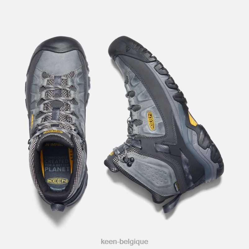 DLLD6265 Keen bottes de randonnée imperméables targhee iii jaune bruine jaune vif Hommes