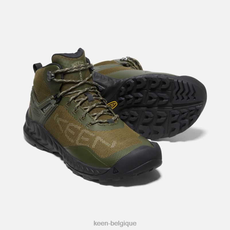 DLLD6385 Keen botte imperméable nxis evo forêt nuit-olive foncée Hommes