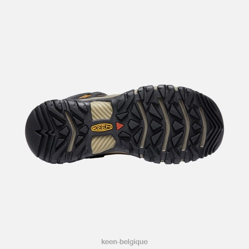DLLD6478 Keen botte imperméable ridge flex large bison-brun doré Hommes