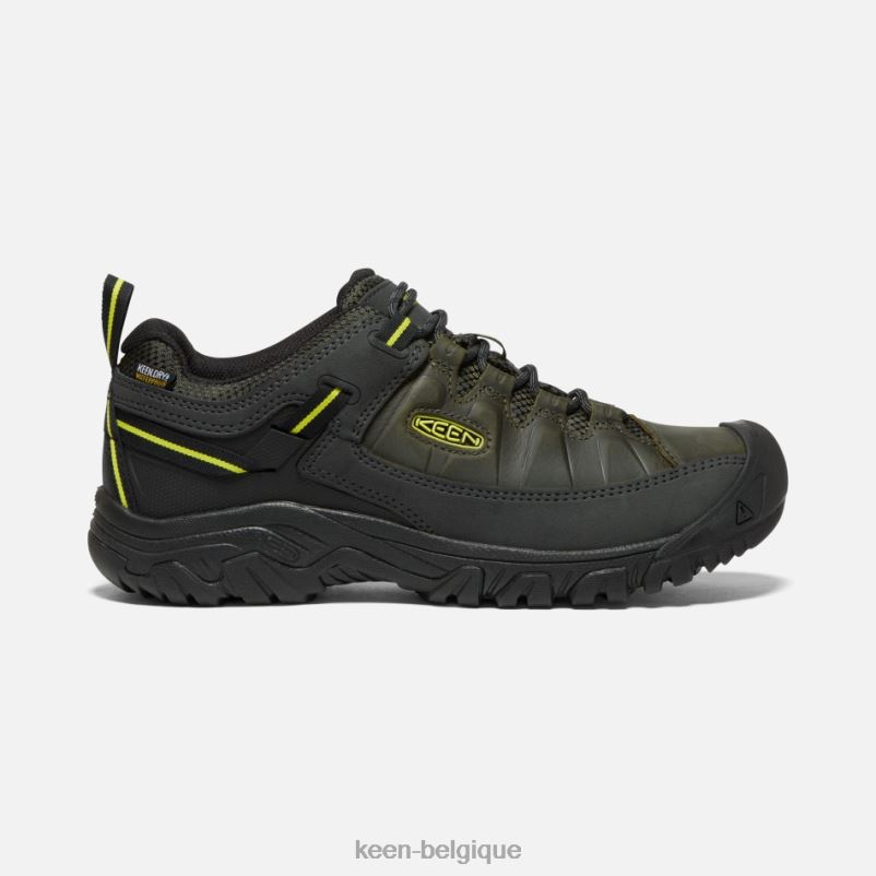 DLLD6256 Keen chaussures de randonnée imperméables targhee iii onagre de nuit en forêt Hommes