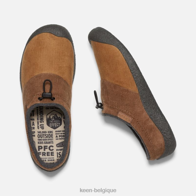 DLLD6477 Keen diapositive Howser III noix de coco grillée au cordon de bison Hommes