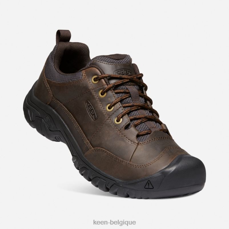 DLLD6516 Keen chaussure targhee iii oxford large paillis de terre sombre Hommes