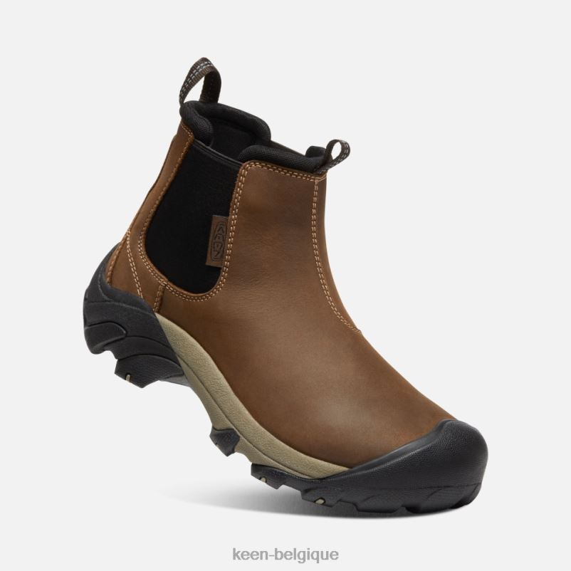DLLD6527 Keen targhee ii chelsea végétal brun-noir Hommes