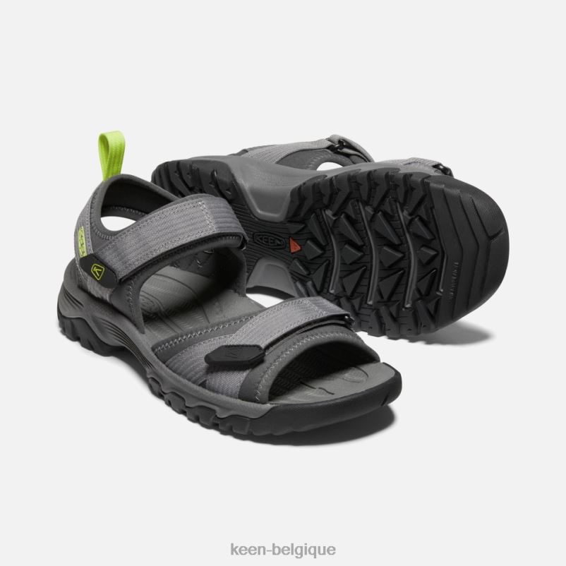 DLLD6529 Keen targhee iii à bout ouvert h2 gris acier-onagre Hommes