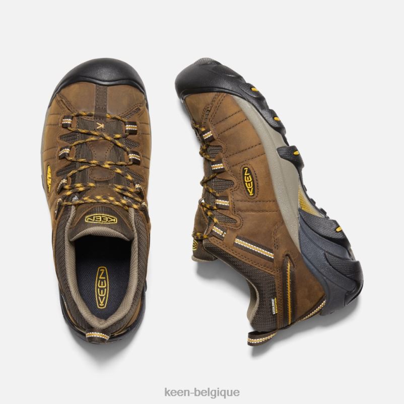 DLLD6498 Keen targhee ii imperméable large cascade brun-jaune doré Hommes