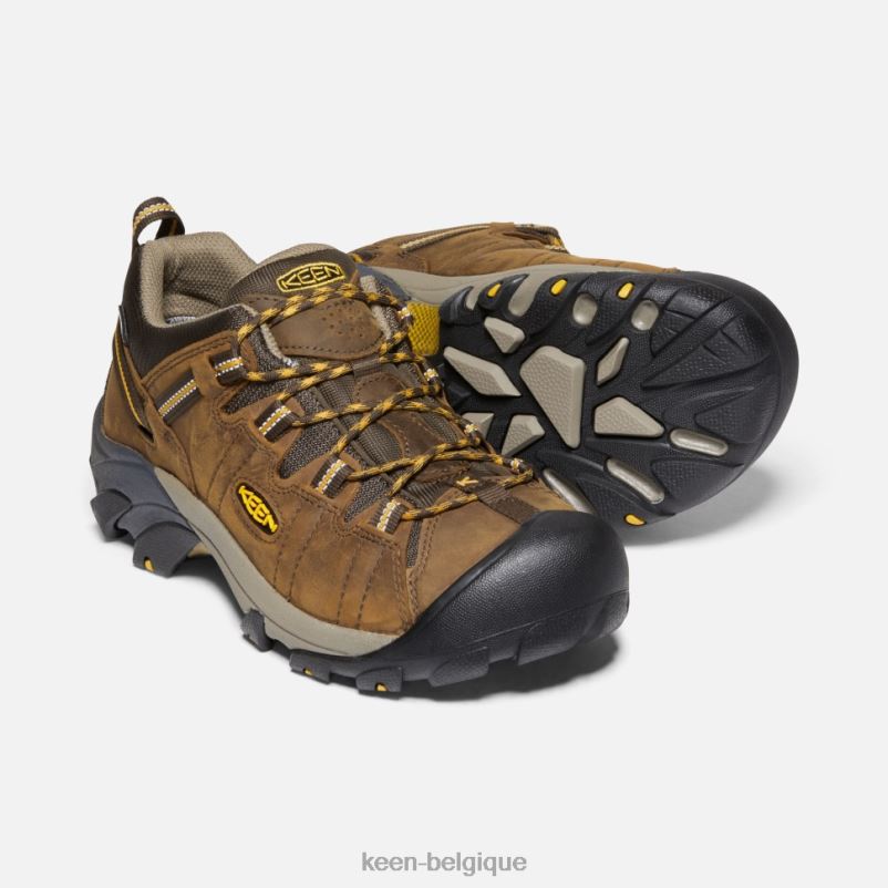 DLLD6498 Keen targhee ii imperméable large cascade brun-jaune doré Hommes