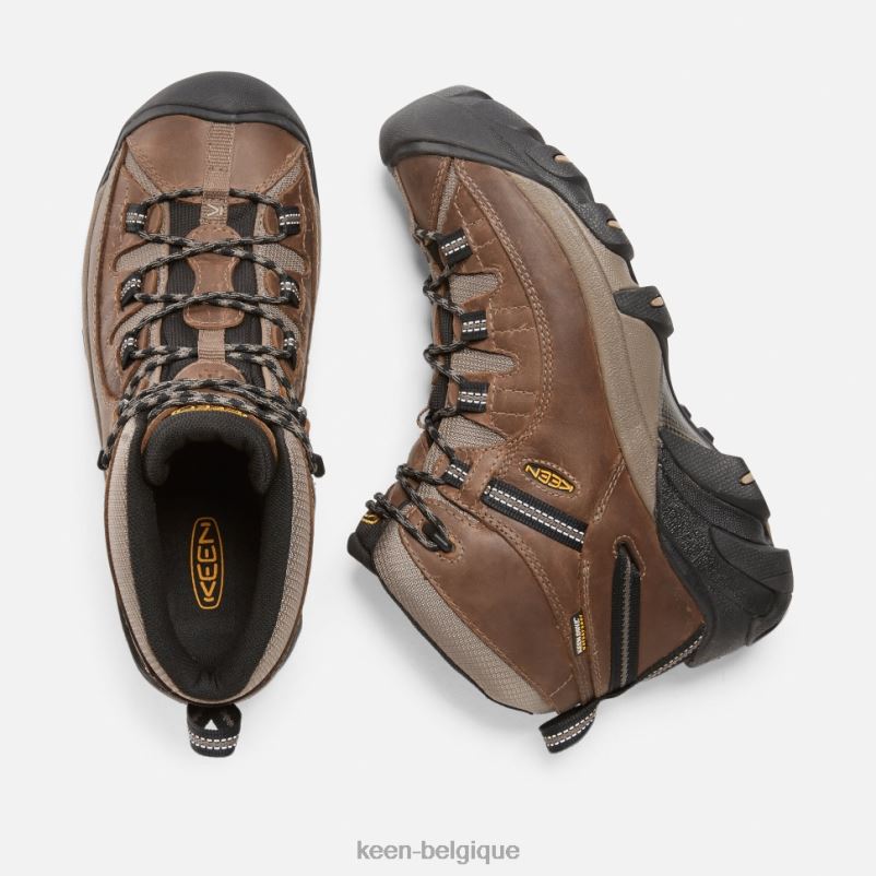 DLLD6500 Keen targhee ii imperméable mi-large shitake bringé Hommes