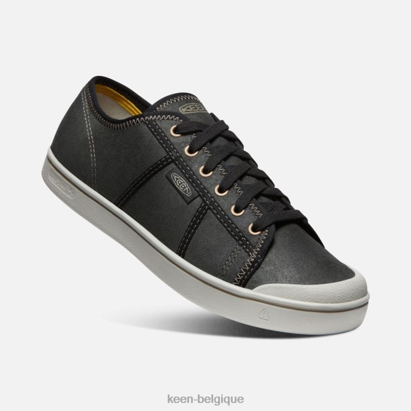 DLLD6480 Keen baskets en cuir Eldon Harvest bouleau noir-argenté Hommes